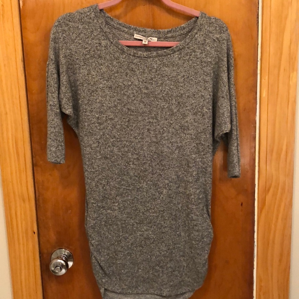 Express gray sweater